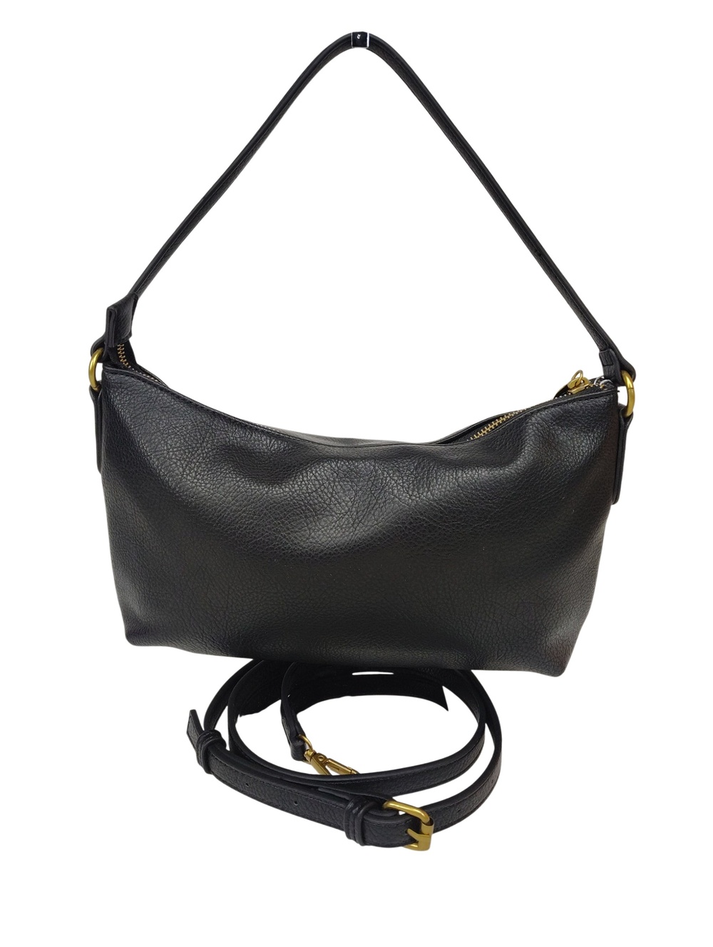 STYLE & CO Top-Zip Black Pebbled Shoulder Bag/Crossbody-Medium-NWOT